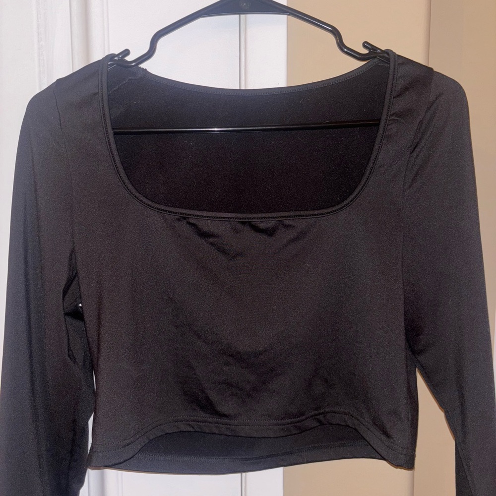 Black Long Sleeve Women's Top
